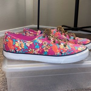 Floral sperrys